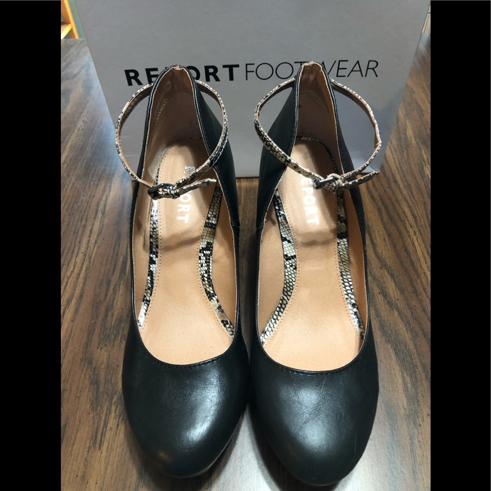 WOMENS BLACK WEDGE SHOE "AZARIA" -#0162-052019TR